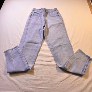 VTG Sasson Jeans Light Wash High Waisted Straight Leg Denim Pants Size 6